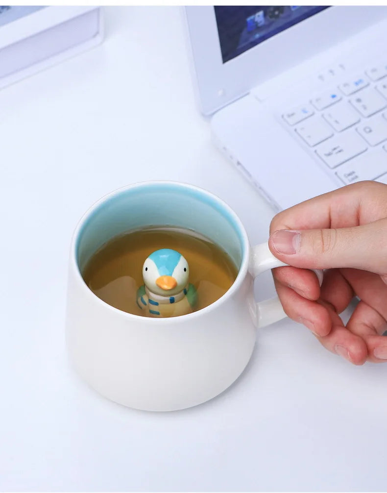 Cute Animal Ceramic Mugs