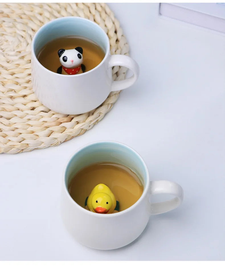 Cute Animal Ceramic Mugs