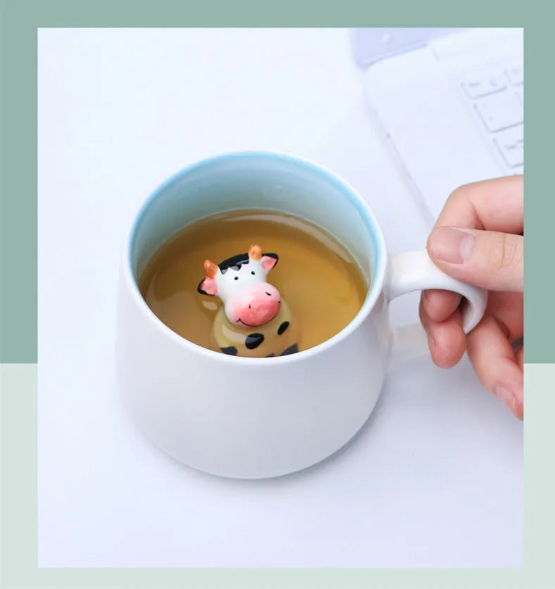 Cute Animal Ceramic Mugs