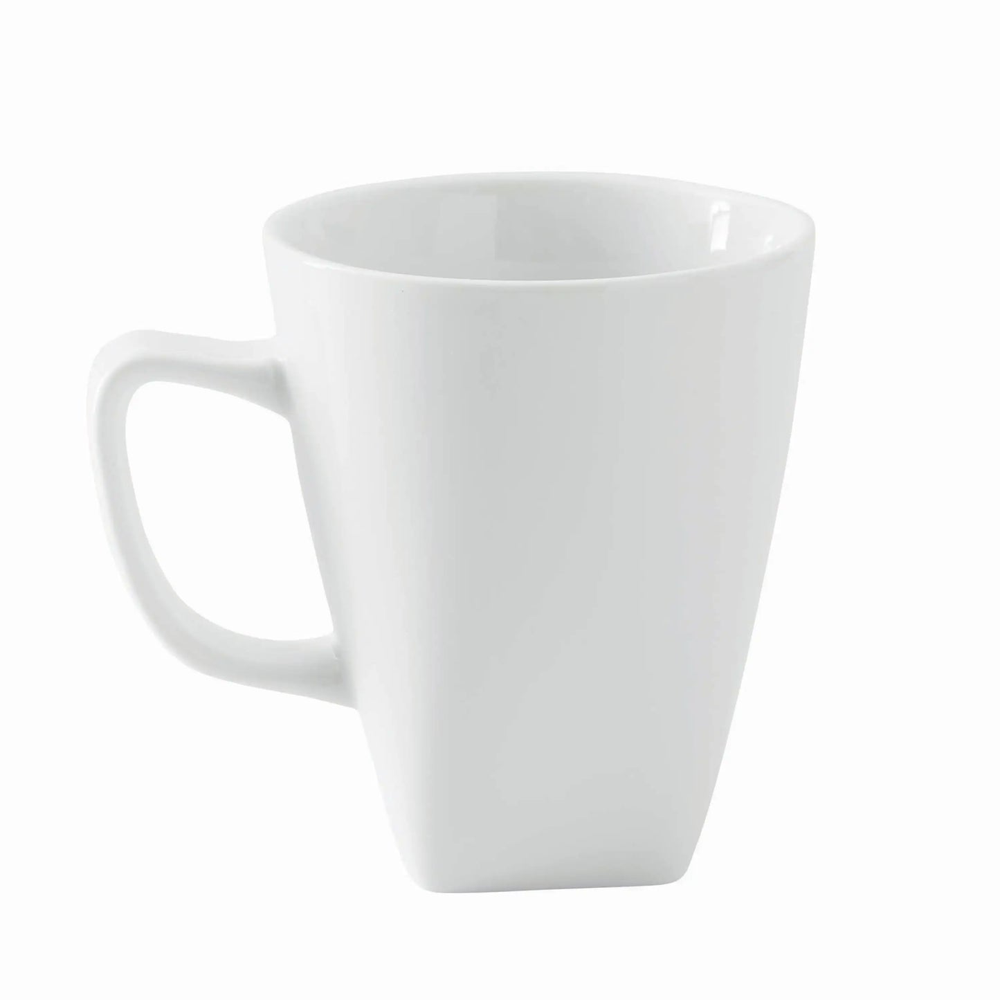 16 Piece White Square Porcelain Dinnerware Set